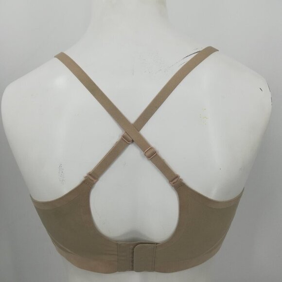 Honeylove Silhouette Beige Tan Wireless Stretch Multiway Bra Size M Velvet Lift - Picture 4 of 11